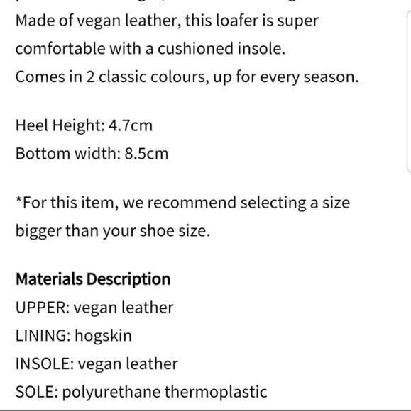 🆕 Lattelier Chunky Sole Faux Leather Loafers w/ Gold Toned Chain detail (Beige) - Picture 9 of 11